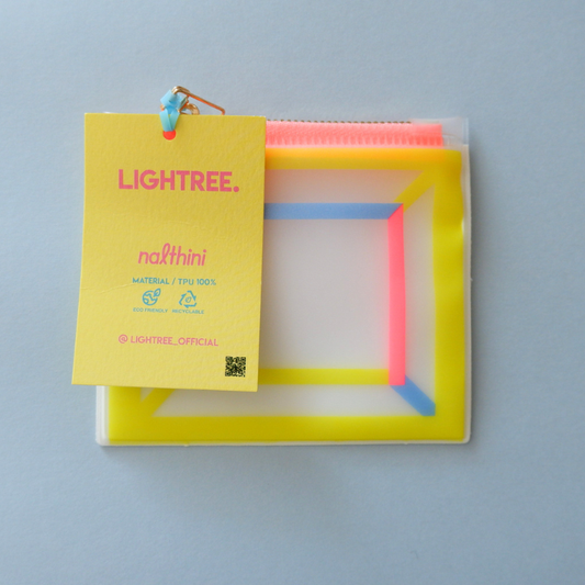 LIGHTREE COLORFUL LINING LINEN POUCH XS