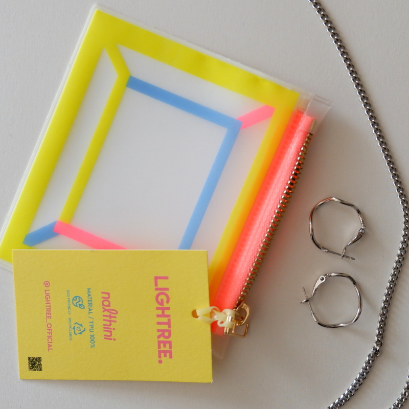 LIGHTREE COLORFUL LINING LINEN POUCH XS