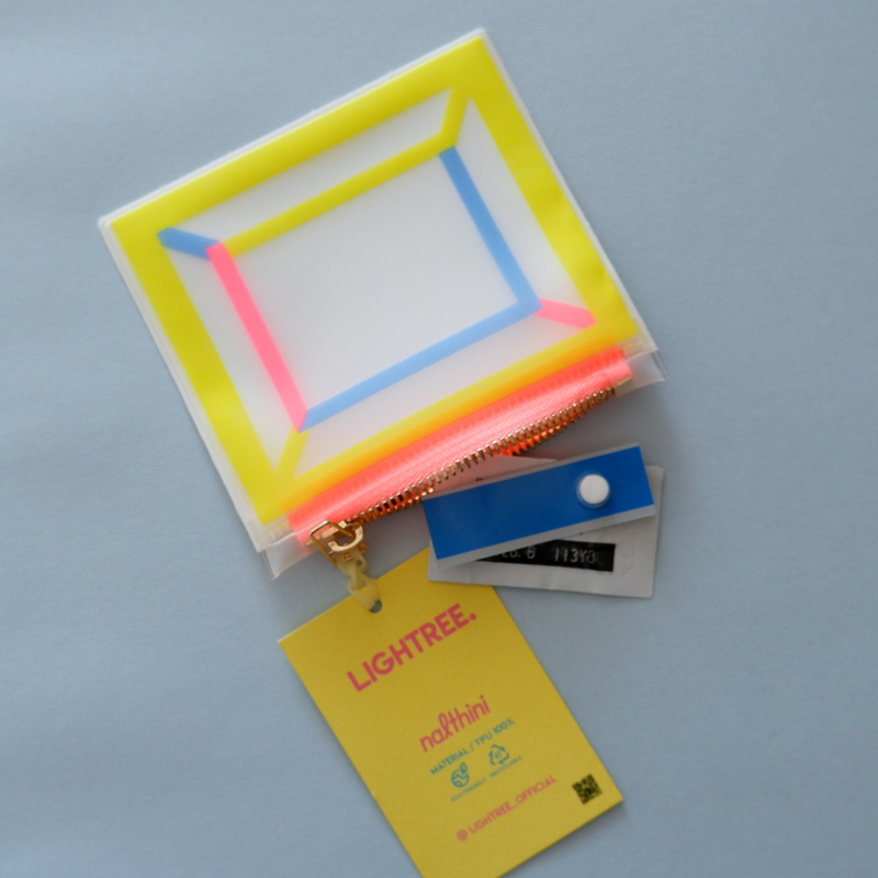 LIGHTREE COLORFUL LINING LINEN POUCH XS