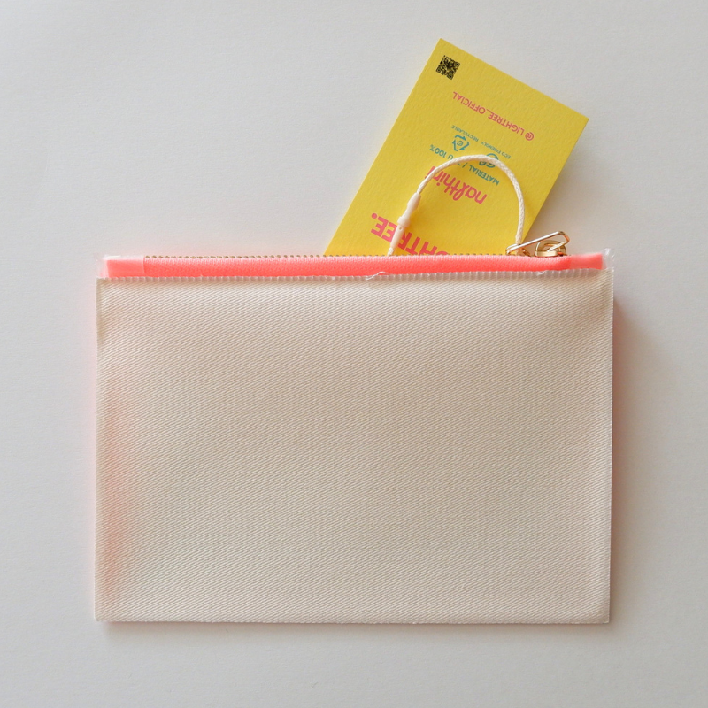 LIGHTREE COLORFUL LINING LINEN POUCH S