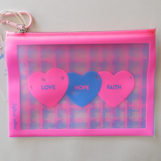 LIGHTREE Nalthini POUCH LARGE THREE HEART
