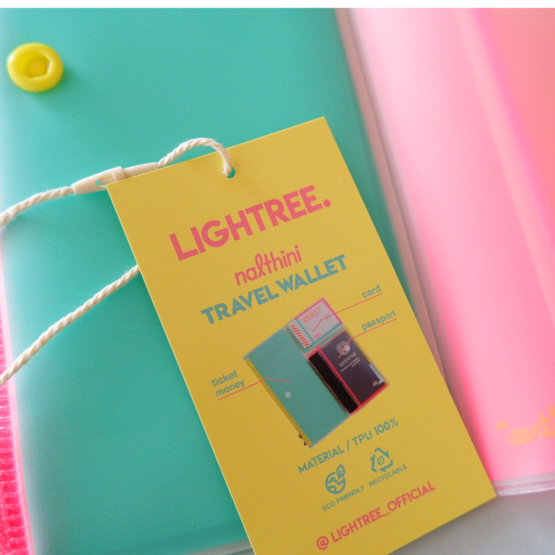 LIGHTREE TRAVEL WALLET COLOR LINING パスポートケース